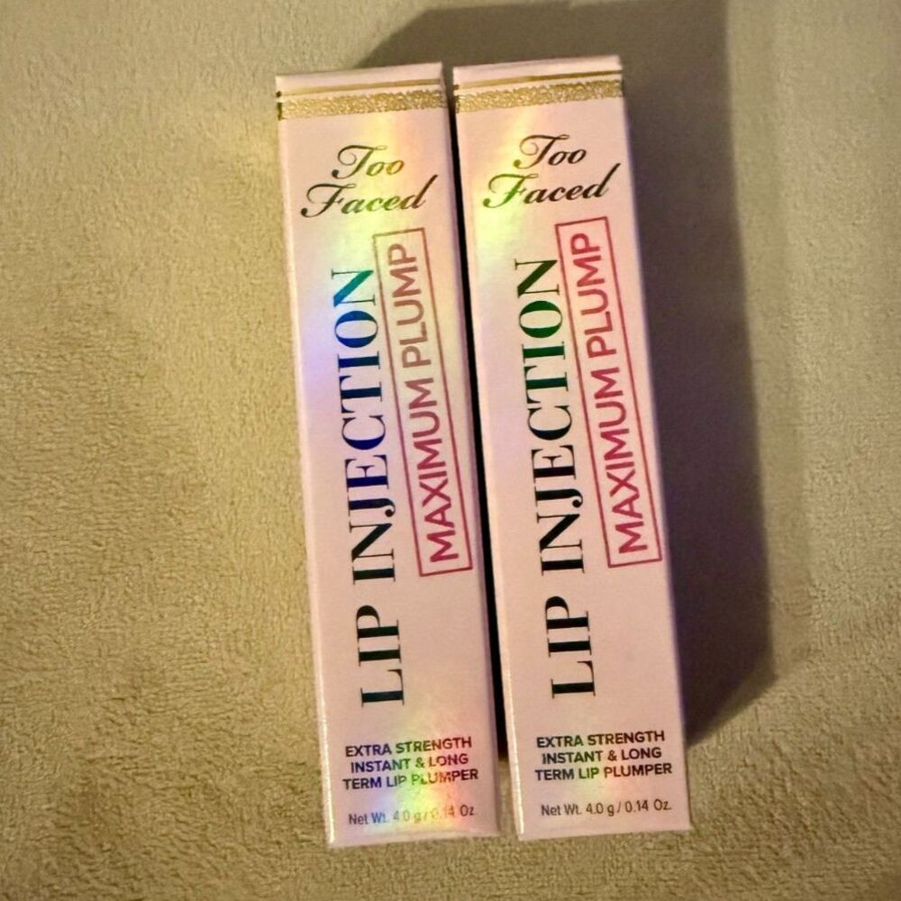 Too Faced Lip Injection Maximum Plump Lip Gloss Set of 2